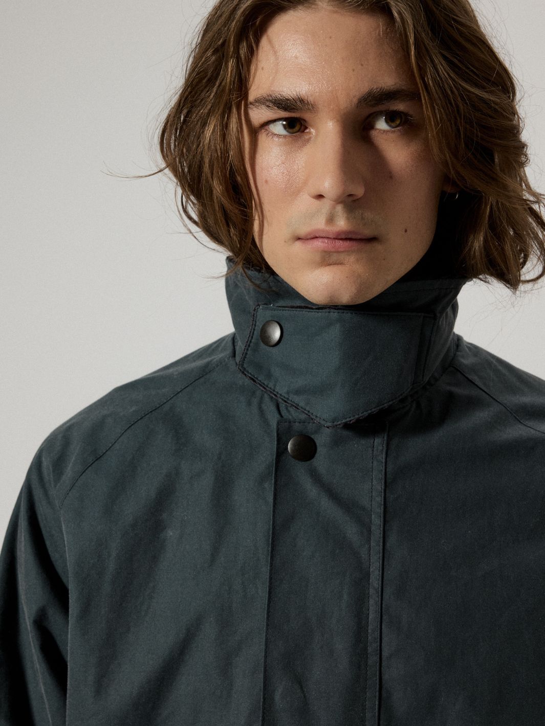 Brixtol Textiles Outerwear Jakke | Kit Jacket Blue Grey