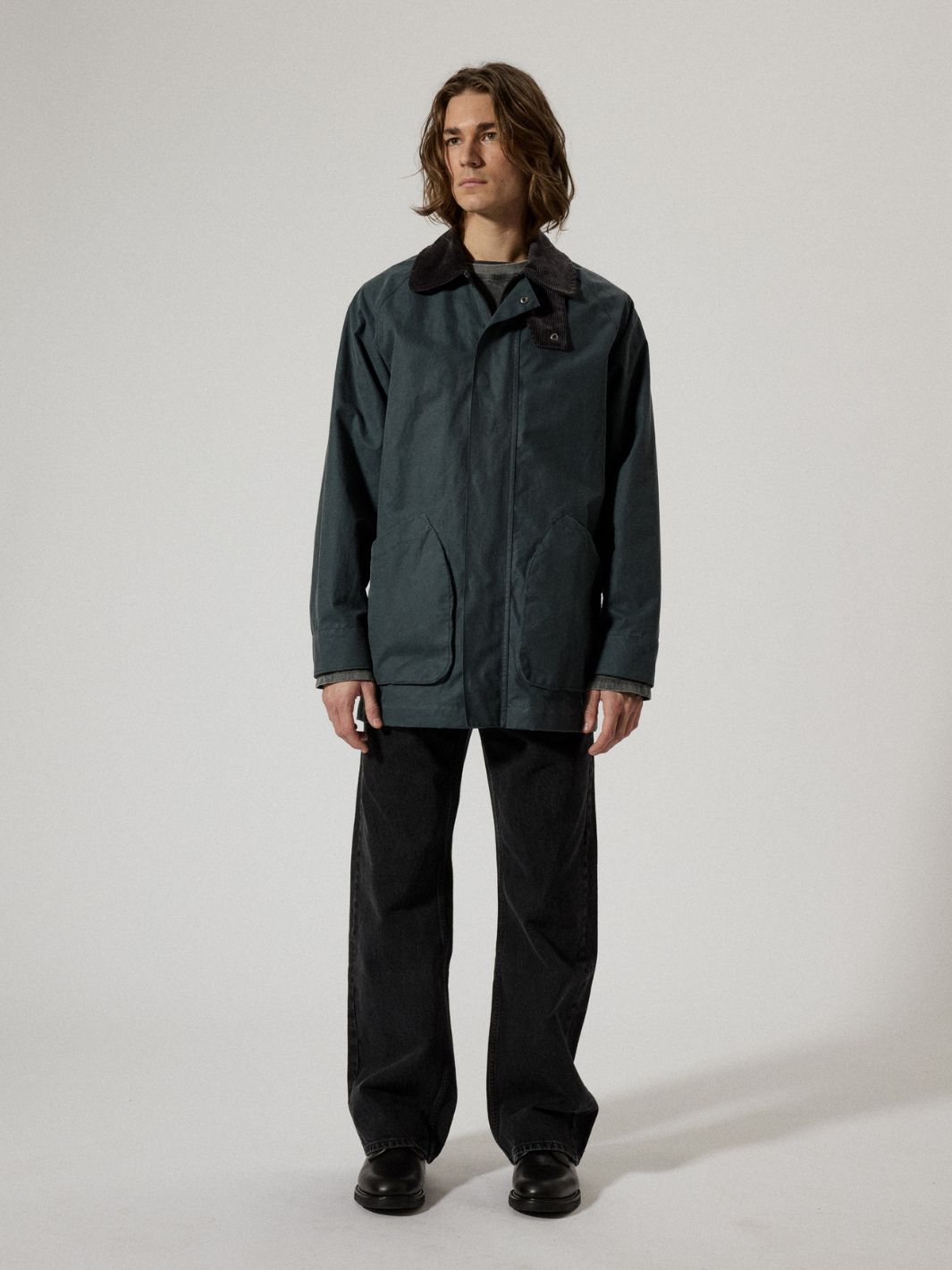Brixtol Textiles Outerwear Jakke | Kit Jacket Blue Grey