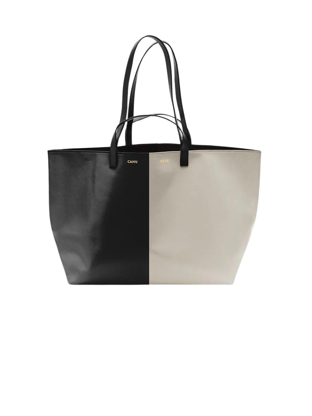 Cahu Bags Tote Bag | Pratique Medium Military Grey/Black