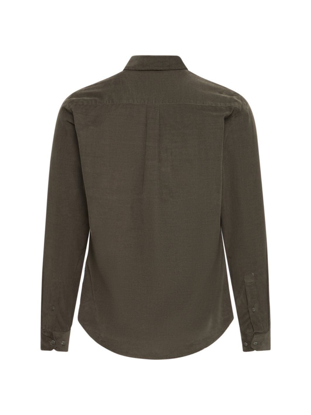 Casual Friday Shirts Skjorte | Anton LS BD Baby Cord Green Ink