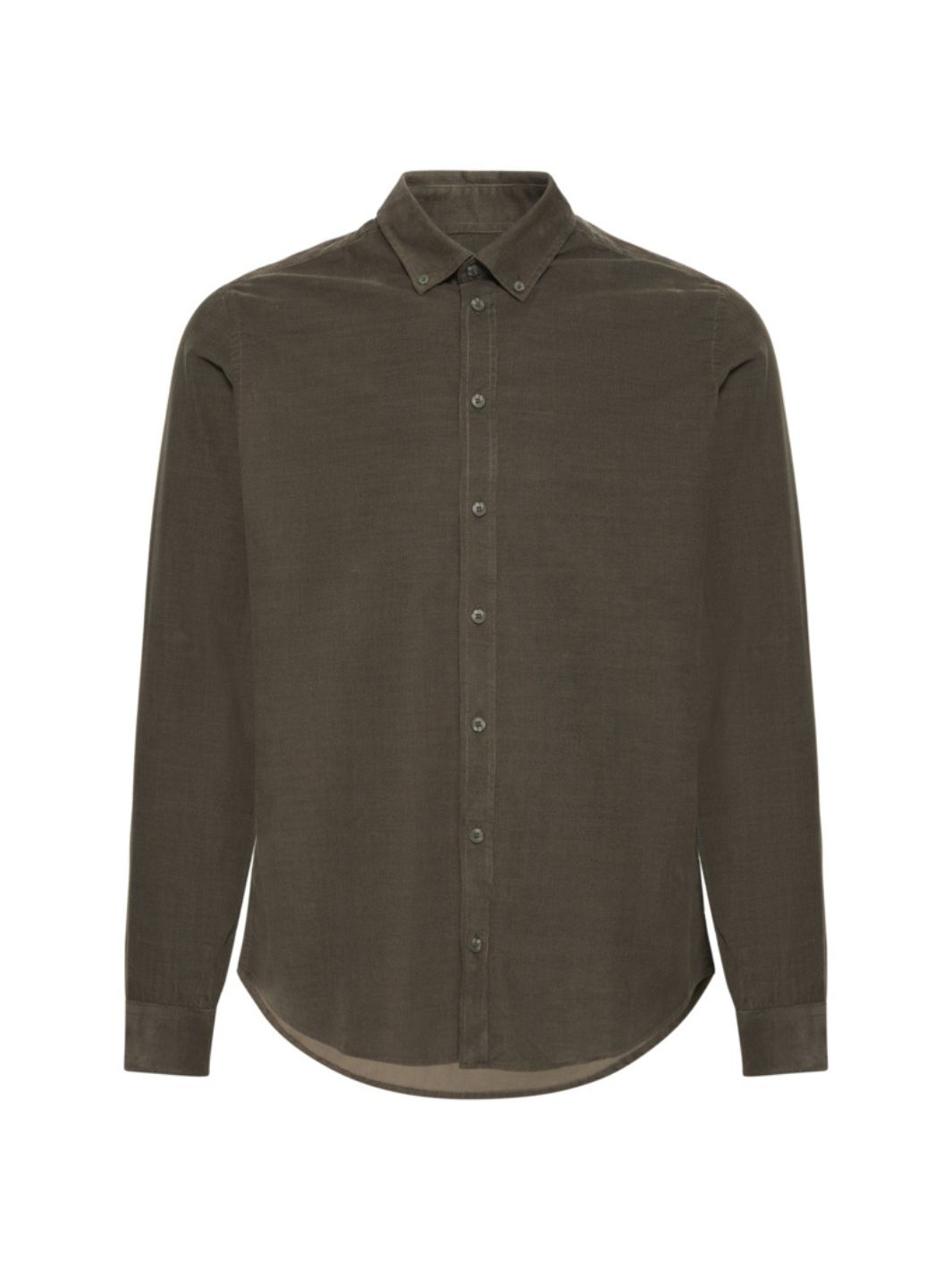 Casual Friday Shirts Skjorte | Anton LS BD Baby Cord Green Ink