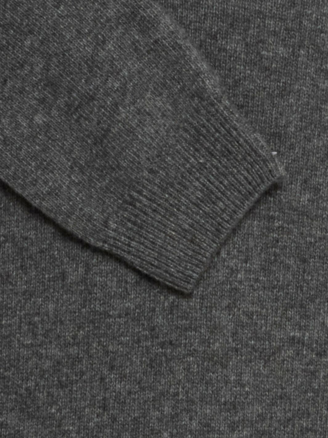 Casual Friday Sweaters Genser | Karl Lambswool Knit Polo Dark Grey