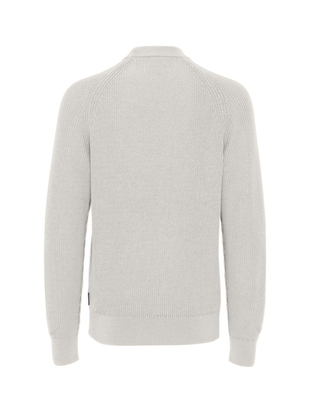 Casual Friday Sweaters Genser | Raglan Rib Crew Off-White