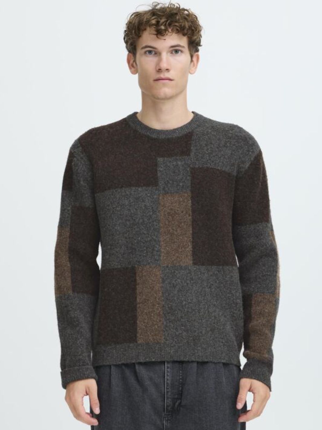 Casual Friday Sweaters Genser | Wiren Geometric Knit