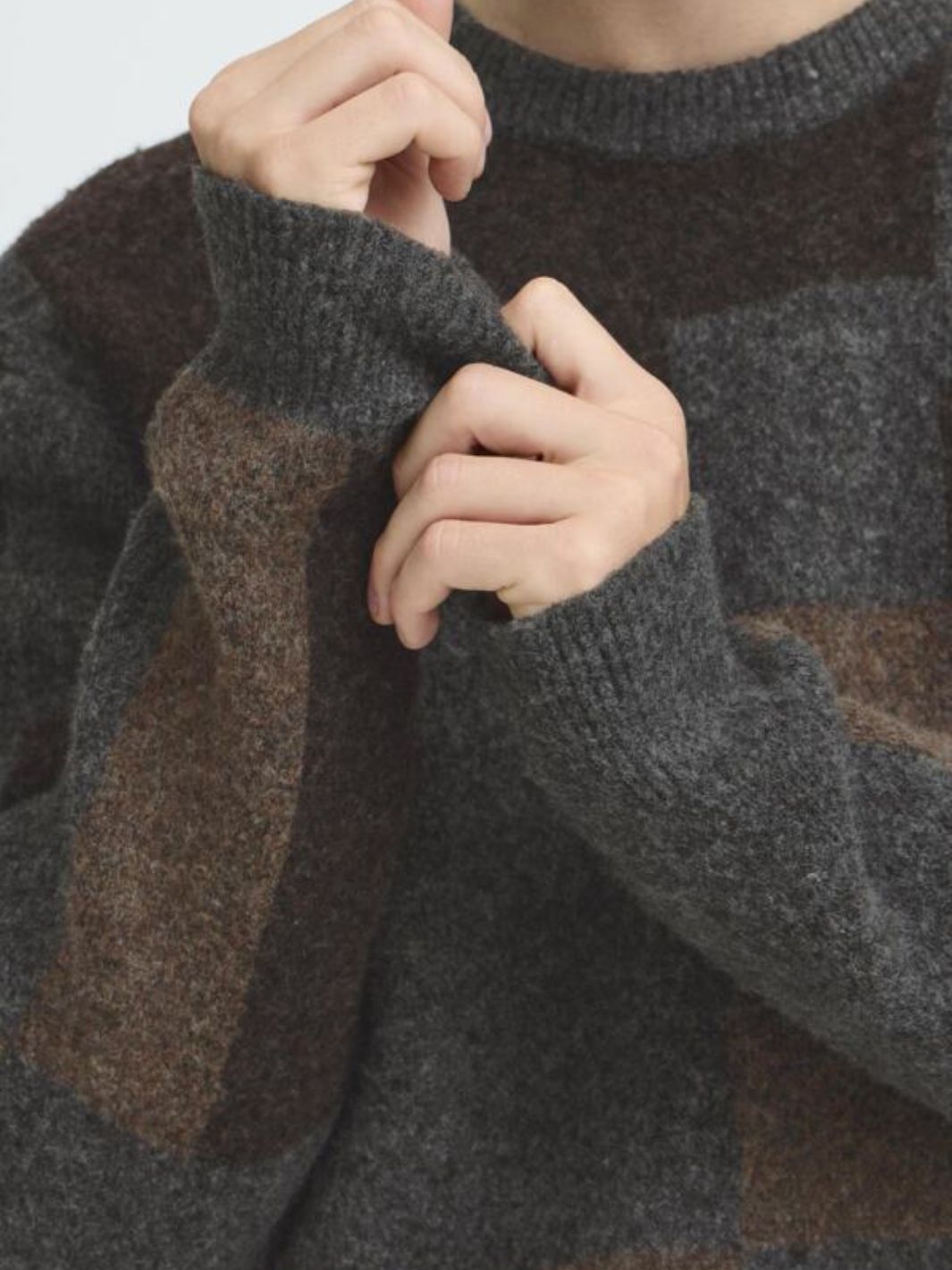 Casual Friday Sweaters Genser | Wiren Geometric Knit