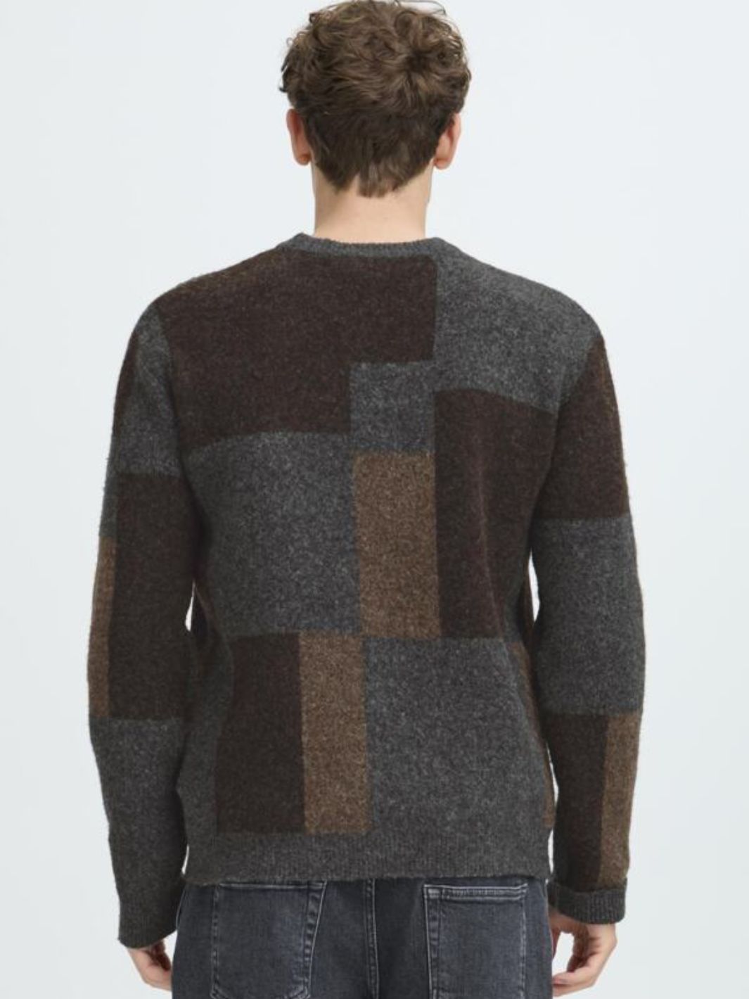 Casual Friday Sweaters Genser | Wiren Geometric Knit