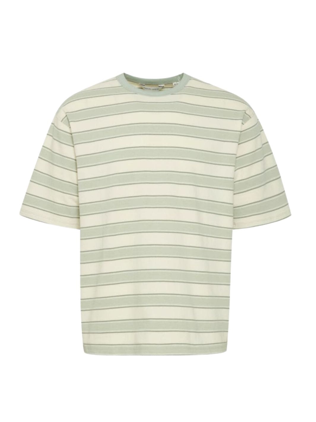 Casual Friday Tees & Longsleeves T-skjorte | Striped Relaxed Tee Desert Sage