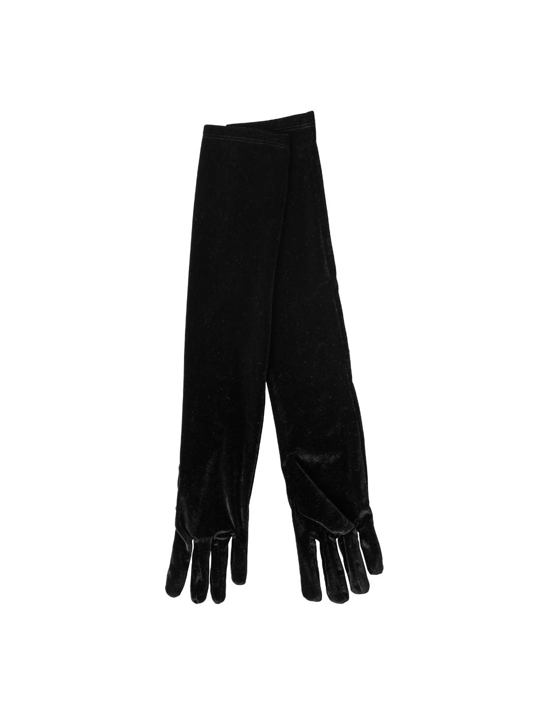 Fall Winter Spring Summer Accessories Hansker | Velour Opera Gloves Jet Black
