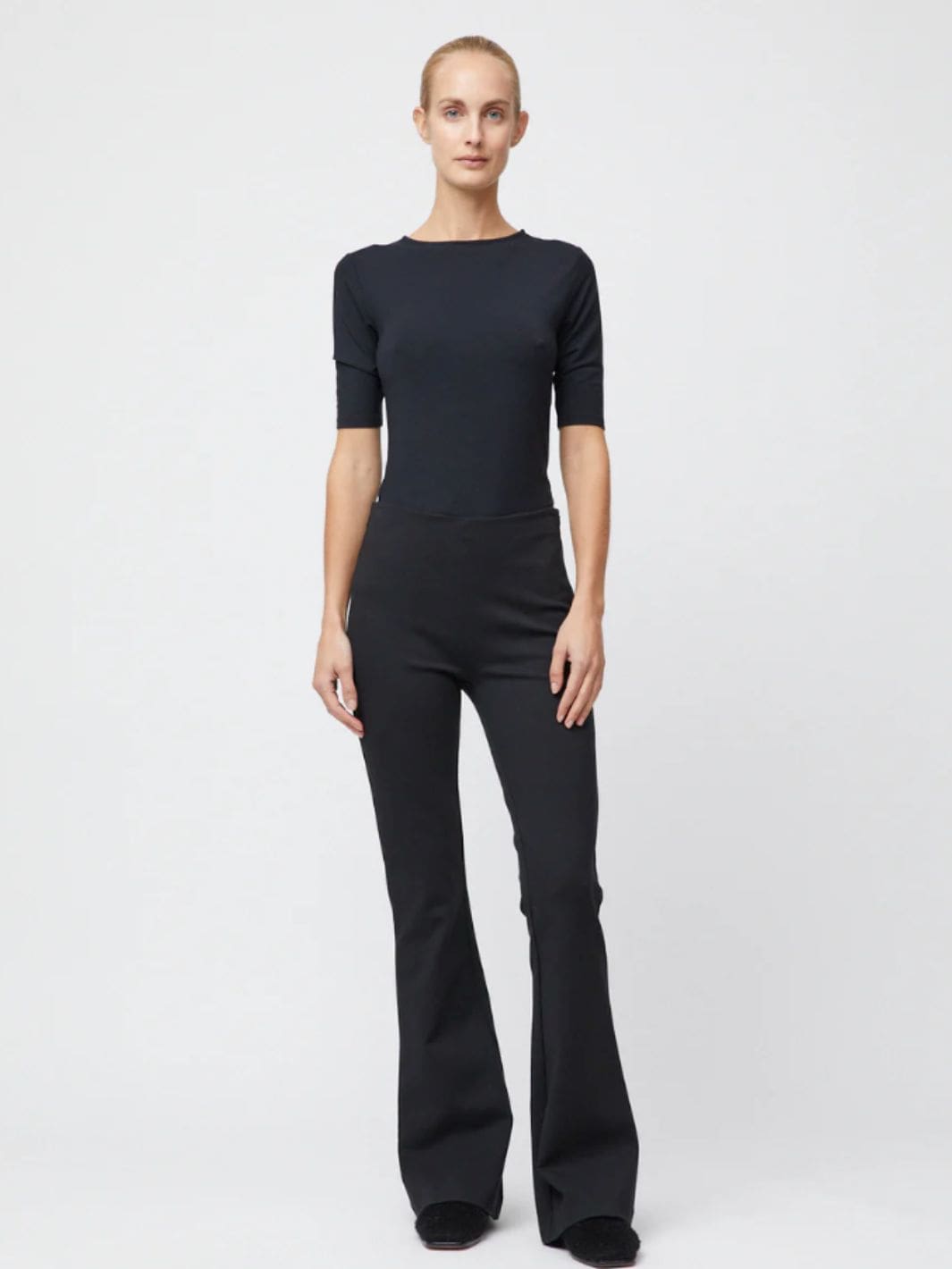 Fall Winter Spring Summer Bukser Bukse | Patterns Jet Black