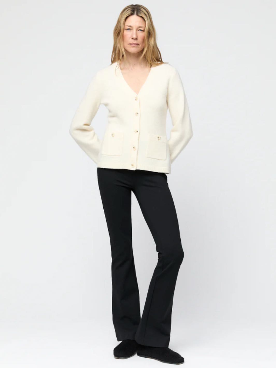 Fall Winter Spring Summer Bukser Bukse | Patterns Jet Black