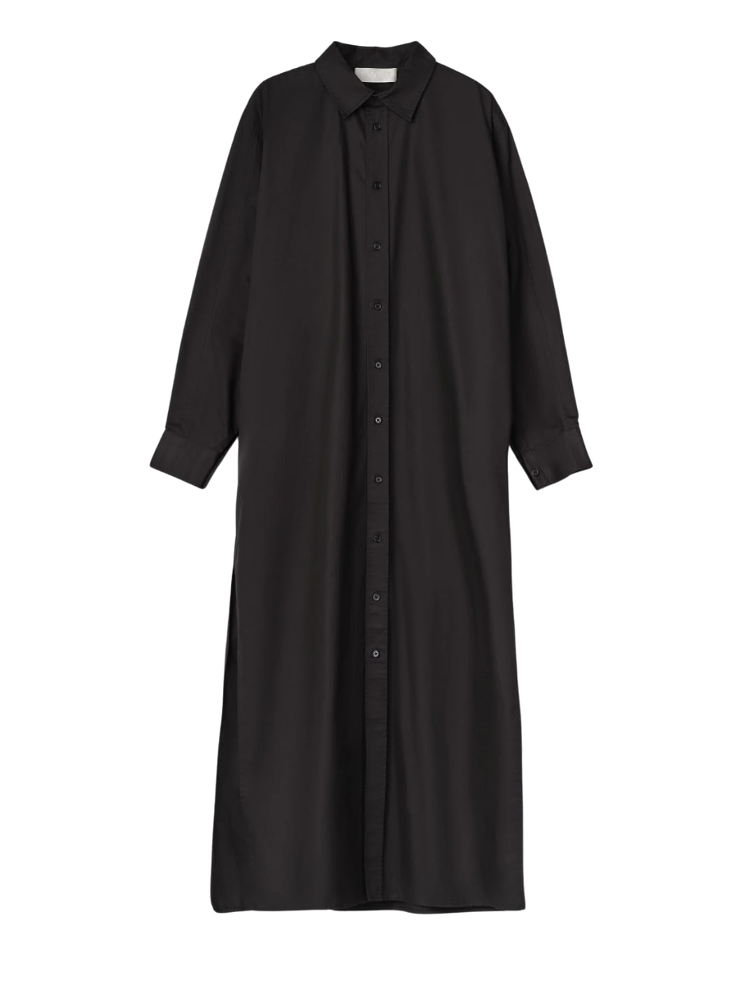 Fall Winter Spring Summer Dresses Kjole | Costal Shirt Dress Jet Black