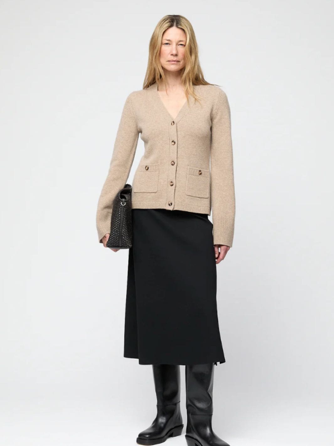 Fall Winter Spring Summer Knit Cardigan | Adele Cardigan Oatmeal