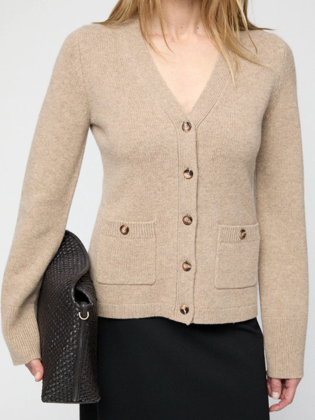 Fall Winter Spring Summer Knit Cardigan | Adele Cardigan Oatmeal