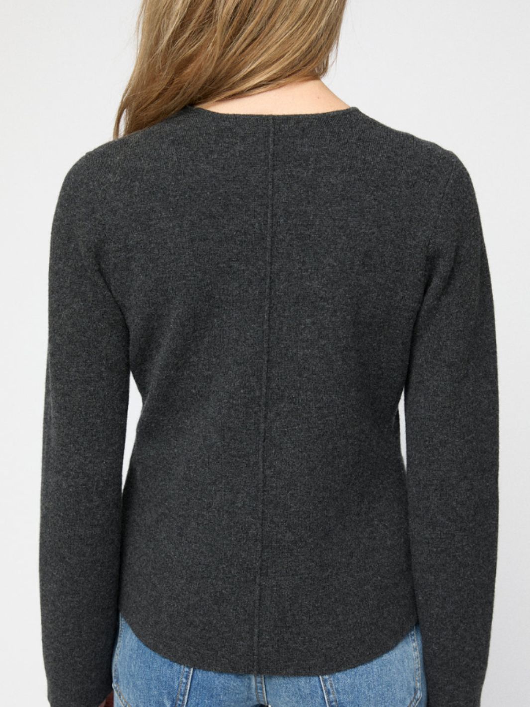 Fall Winter Spring Summer Knit Cardigan | Milano Knit Wool Blazer Jet Black