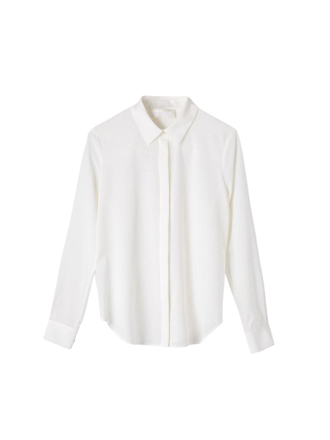Fall Winter Spring Summer Shirts Skjorte | Left & Right Shirt Jet Stream White