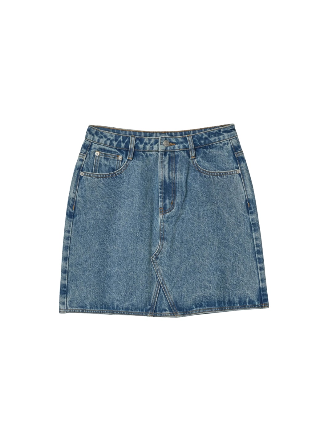 Fall Winter Spring Summer Skirts Skjørt | Salt Denim Skirt Stonewashed Blue