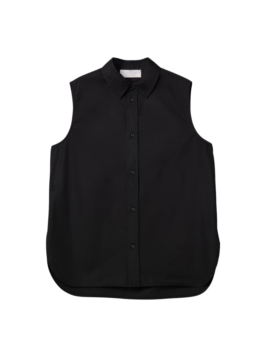Fall Winter Spring Summer Tops Skjorte | Sleeveless Coastal Shirt Jet Black
