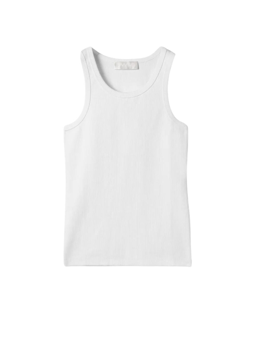 Fall Winter Spring Summer Underwear Tank top | Riviera Tank Top Bright White