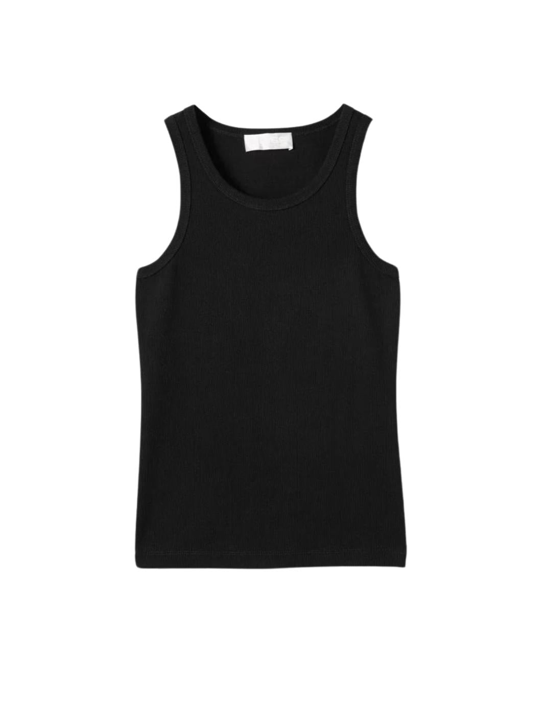 Fall Winter Spring Summer Underwear Tank top | Riviera Tank Top Jet Black