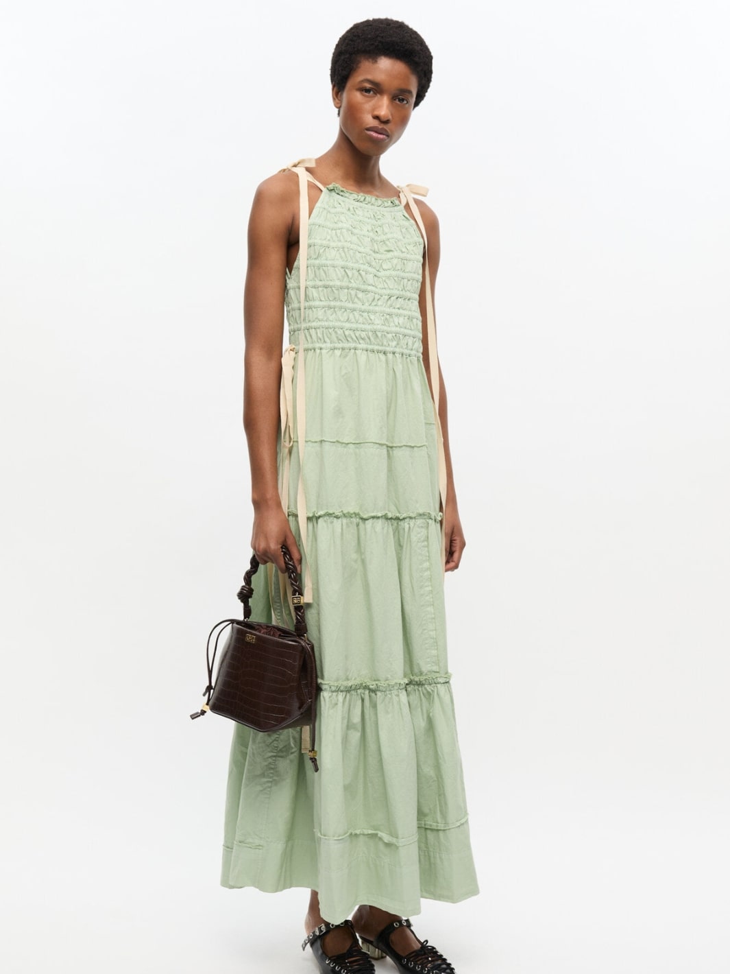 Ganni Bags Veske | Bou Bucket Bag Croco