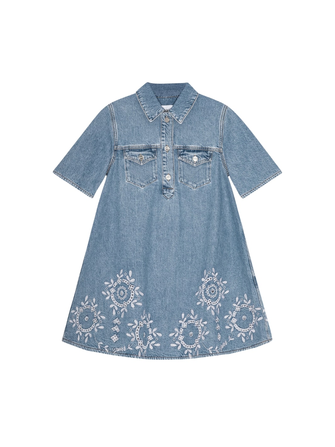 Ganni Dresses Kjole | Broderie Anglaise Mini Dress