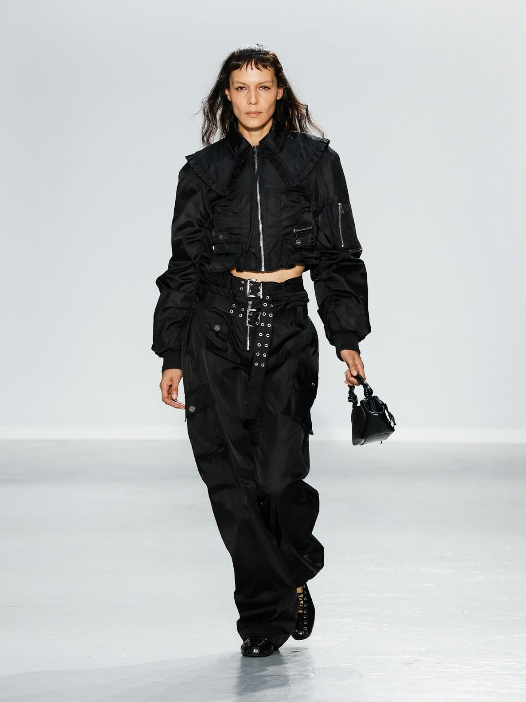 Ganni Jackets Jakke | Duchesse Nylon Fitted Jacket