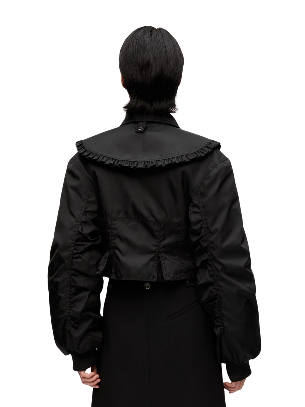 Ganni Jackets Jakke | Duchesse Nylon Fitted Jacket