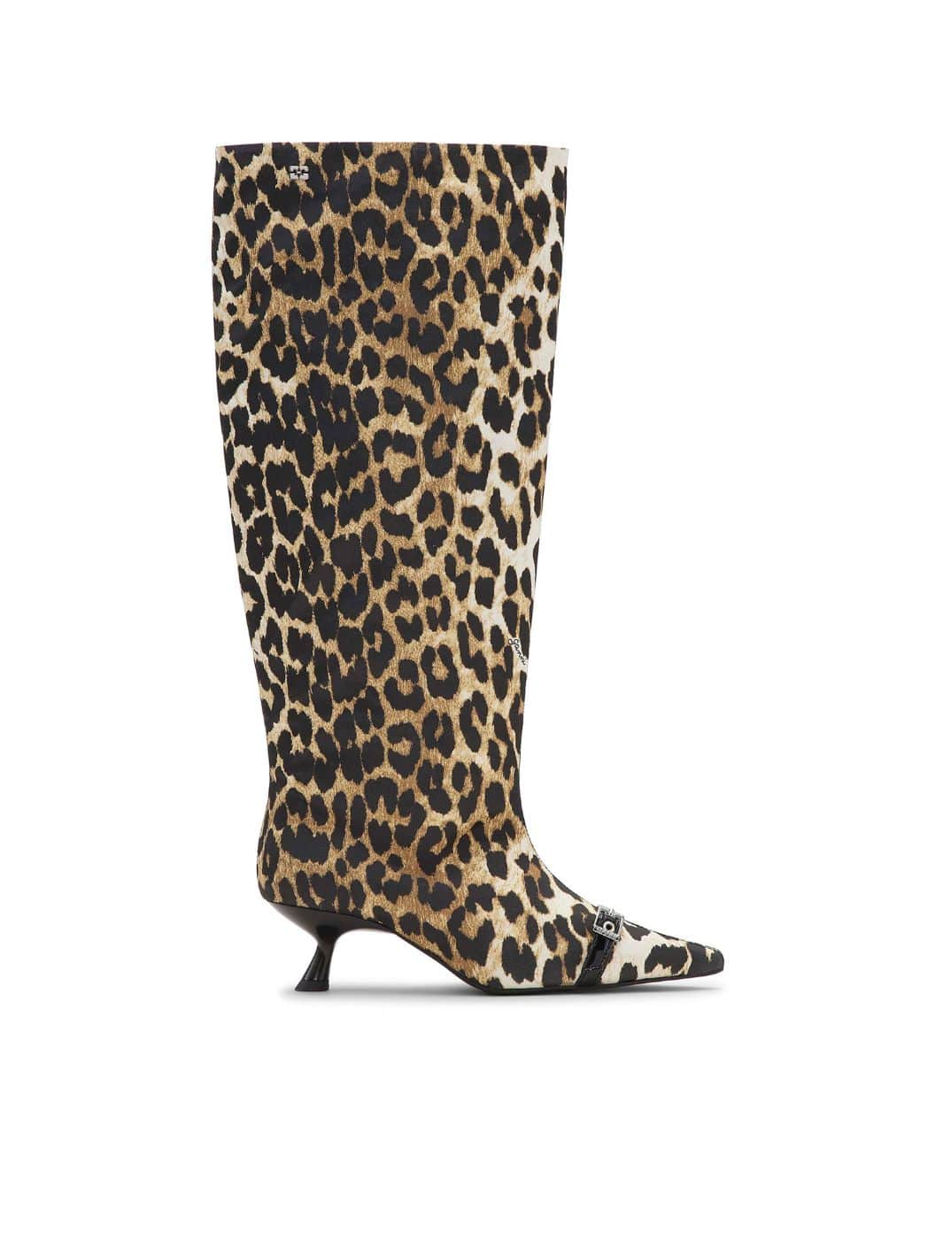 Ganni Shoes Boots | Eyelets Slouchy High Shaft Boot Satin Print