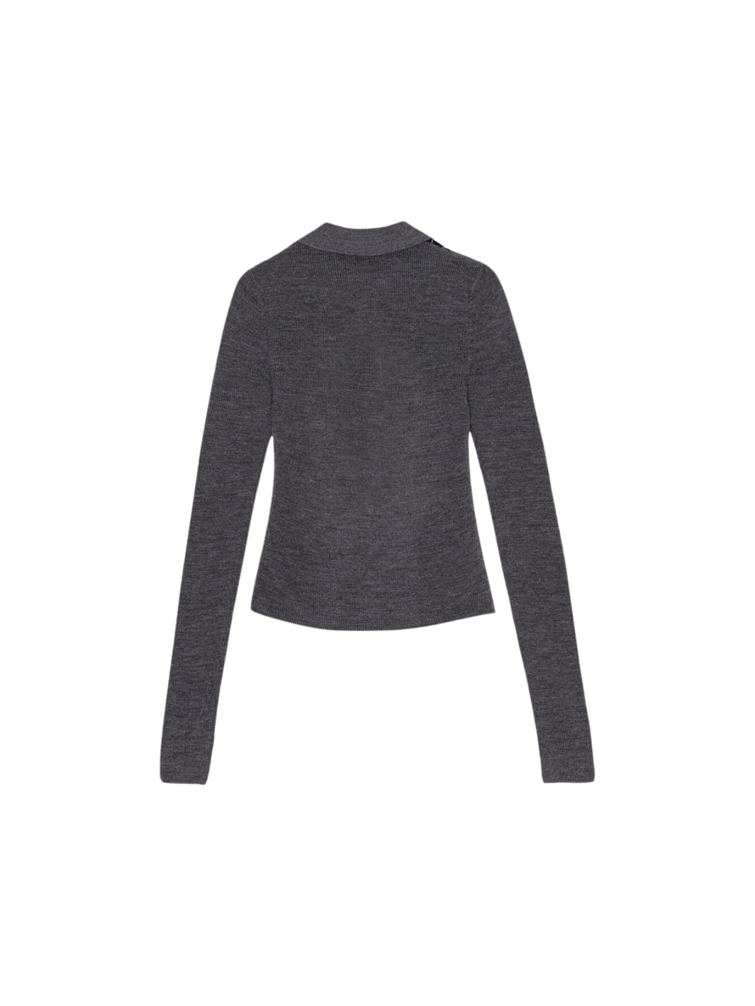 Ganni Sweaters Genser | Merino Jacquard Polo Shirt