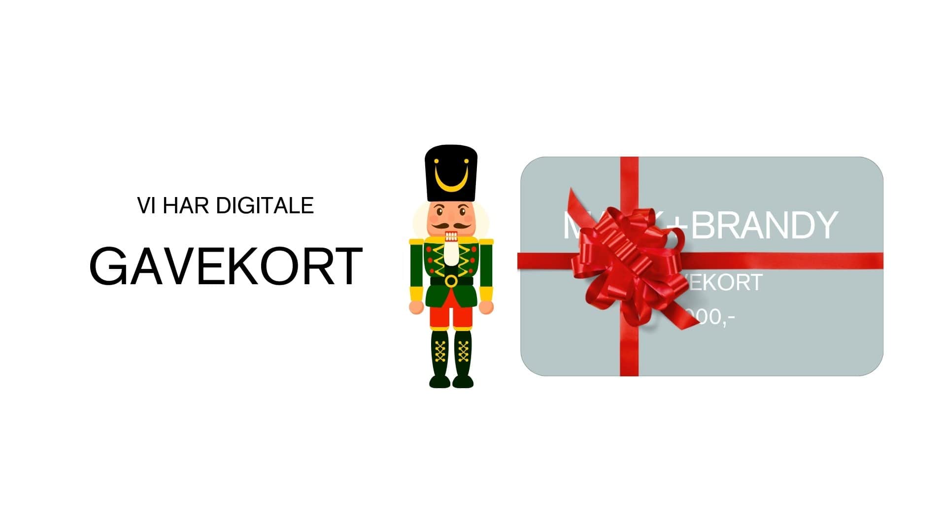Vi har digitale gavekort. Kjøp her.