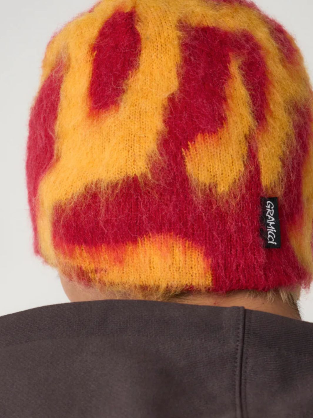 Gramicci Accessories Mohair Burly Runningman Beanie Burnt Orange