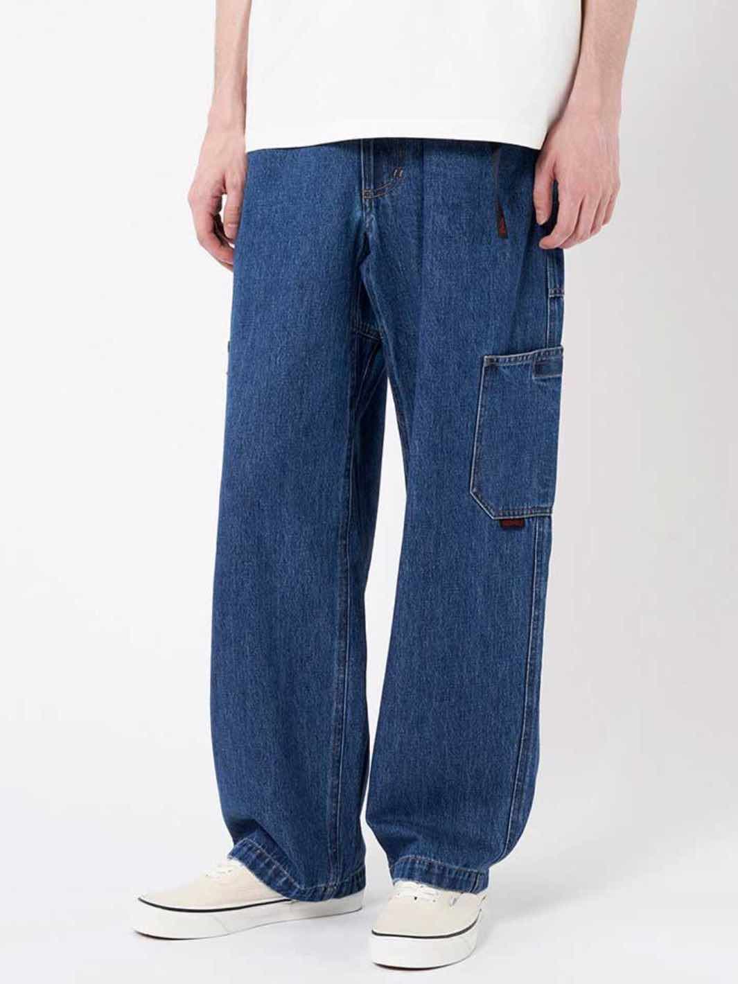 Gramicci Bukser Bukse | Rock Slide Denim Pants Mid Indigo