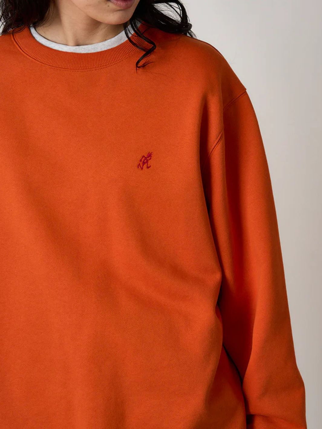 Gramicci Sweaters Genser | One Point Sweatshirt Burnt Orange