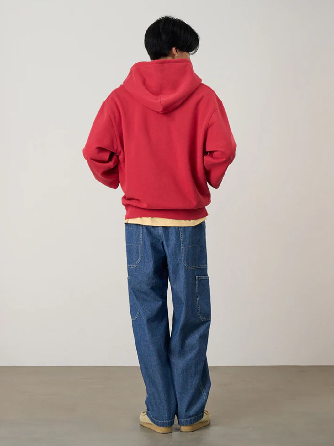 Gramicci Sweaters Genser | One Point Zip Hooded Sweatshirt Crimson Red