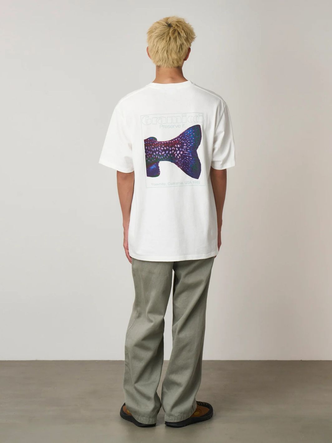 Gramicci Tees & Longsleeves T-skjorte | Trouttail Tee White