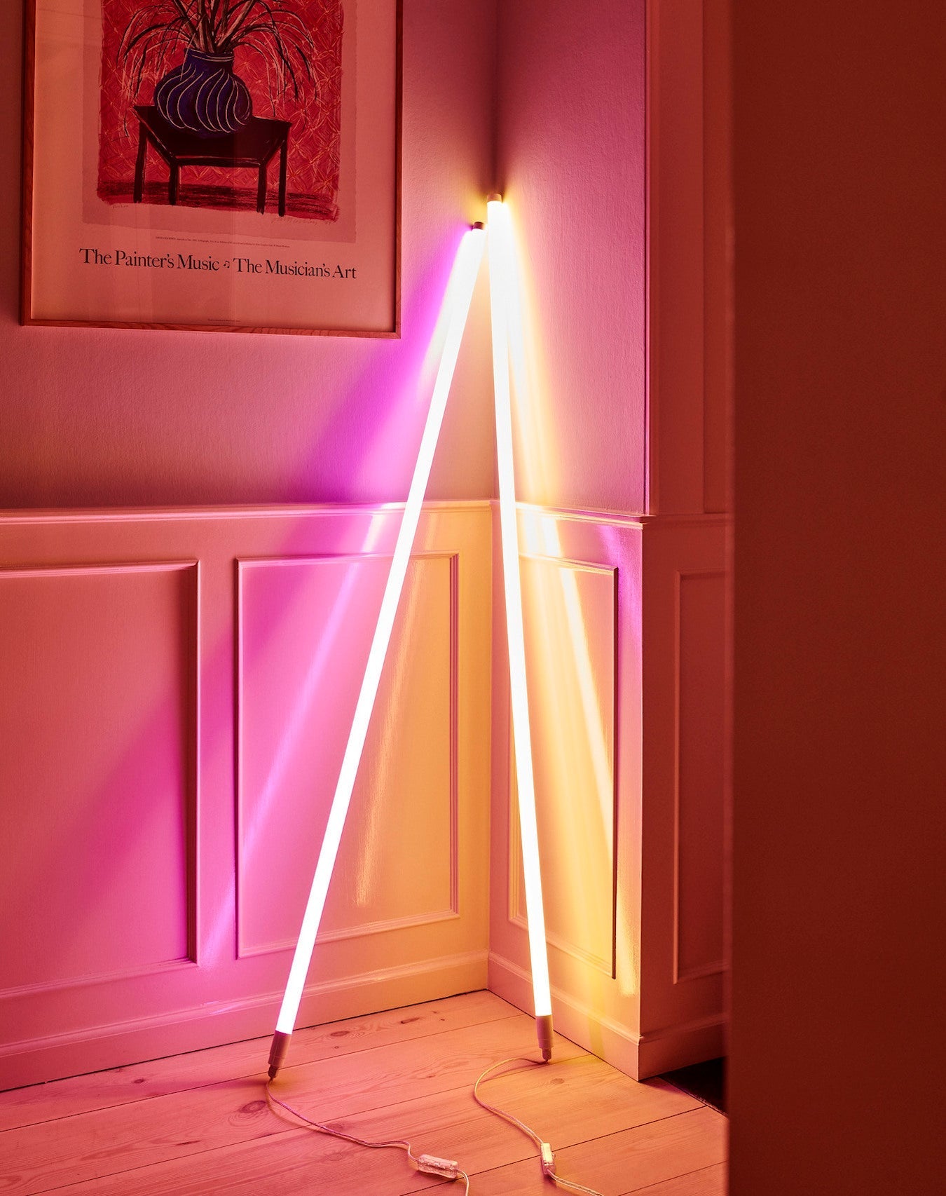 Hay Gulvlampe Lysrør | Neon Tube 150 Pink