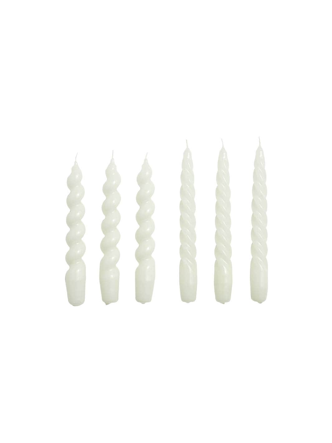 Hay Lys & Lysestaker Lys | Candle - Small Mix Set of 6 Off White