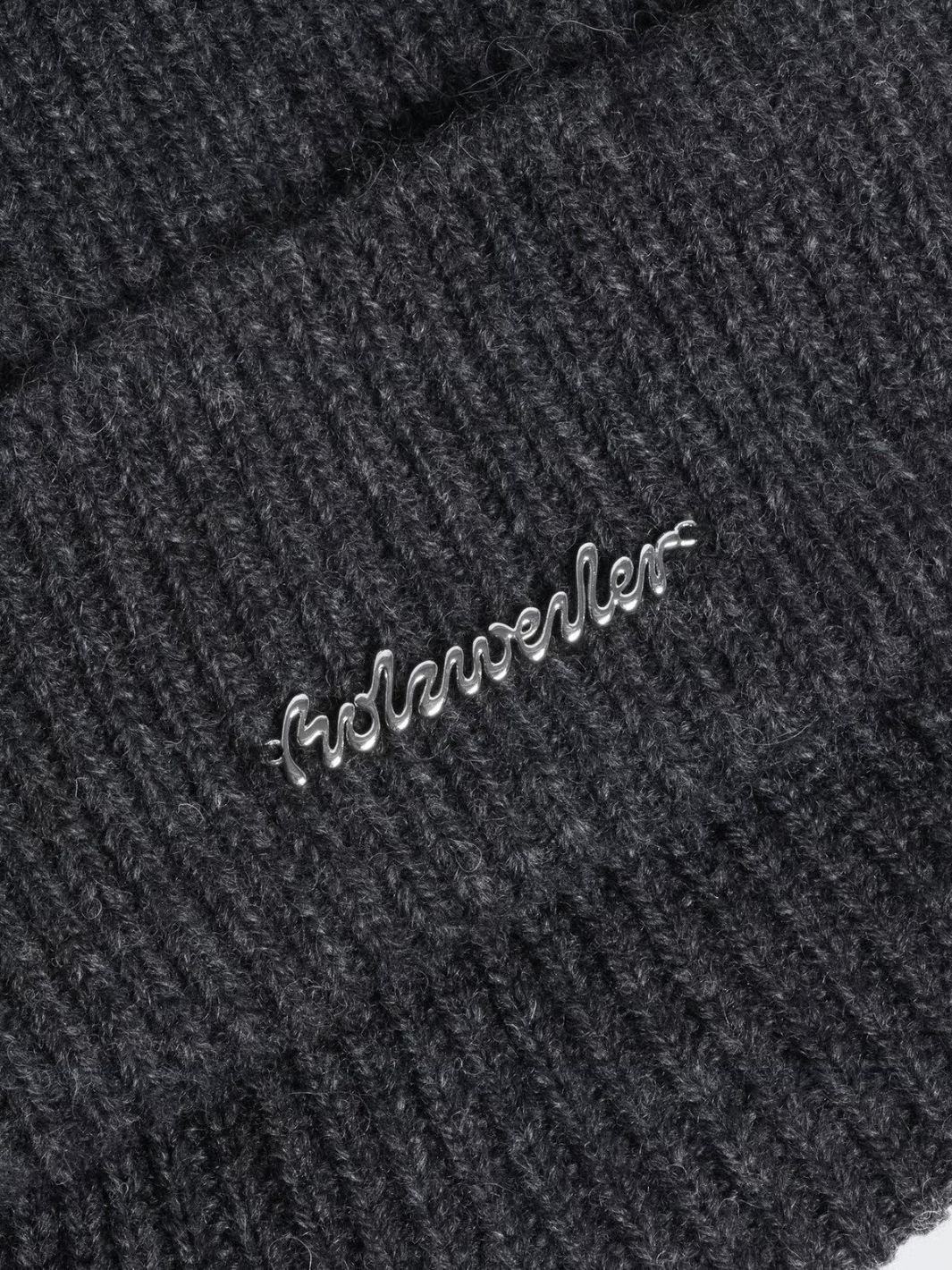 Holzweiler Accessories Lue | Millie Wool Beanie Dk Grey