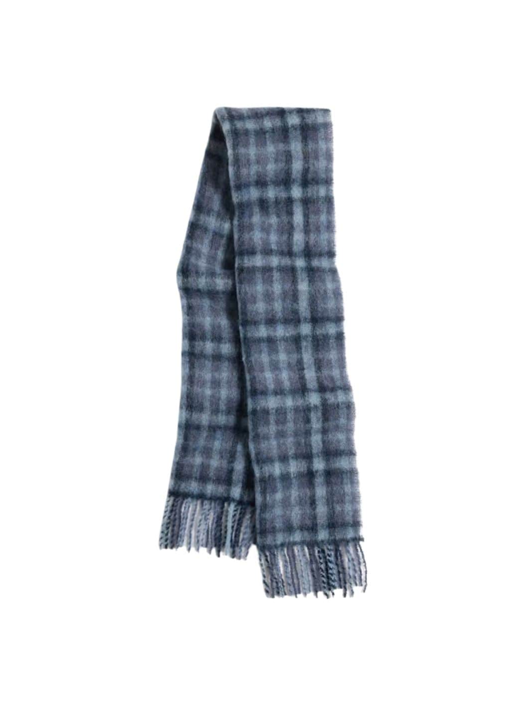 Holzweiler Accessories Skjerf | Freisa Scarf Blue Check