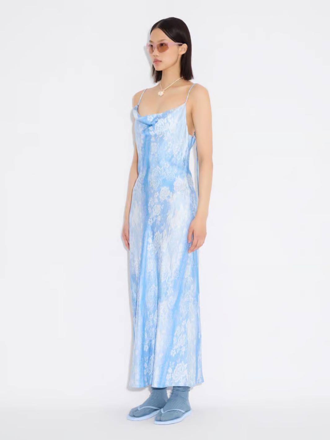 Holzweiler Dresses Kjole | Eila Print Dress Blue Mix