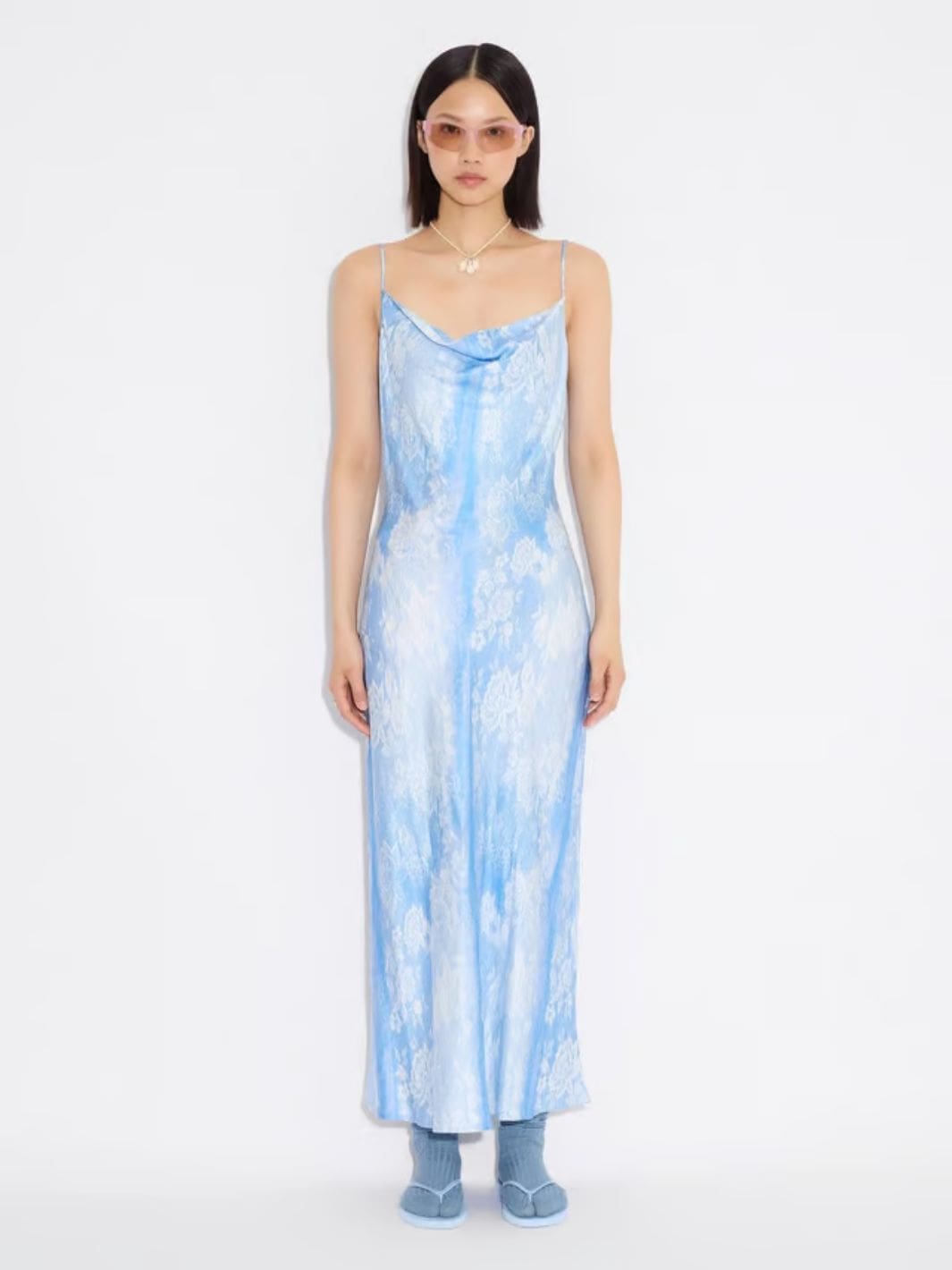 Holzweiler Dresses Kjole | Eila Print Dress Blue Mix