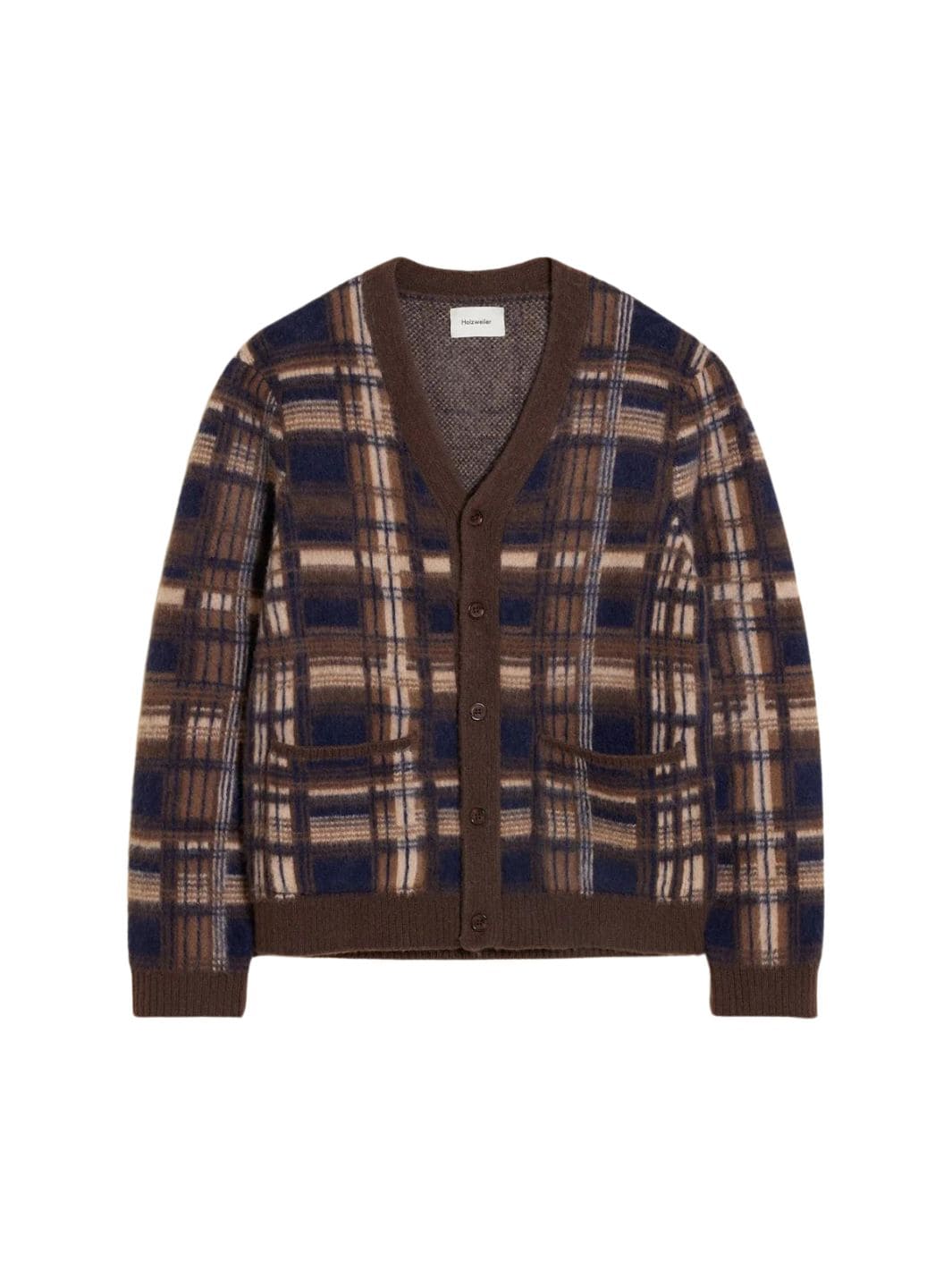Holzweiler Jackets Cardigan | Covert Check Cardigan Brown Check