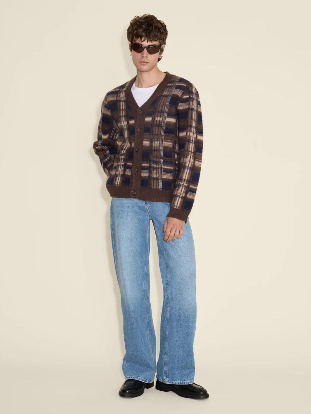 Holzweiler Jackets Cardigan | Covert Check Cardigan Brown Check