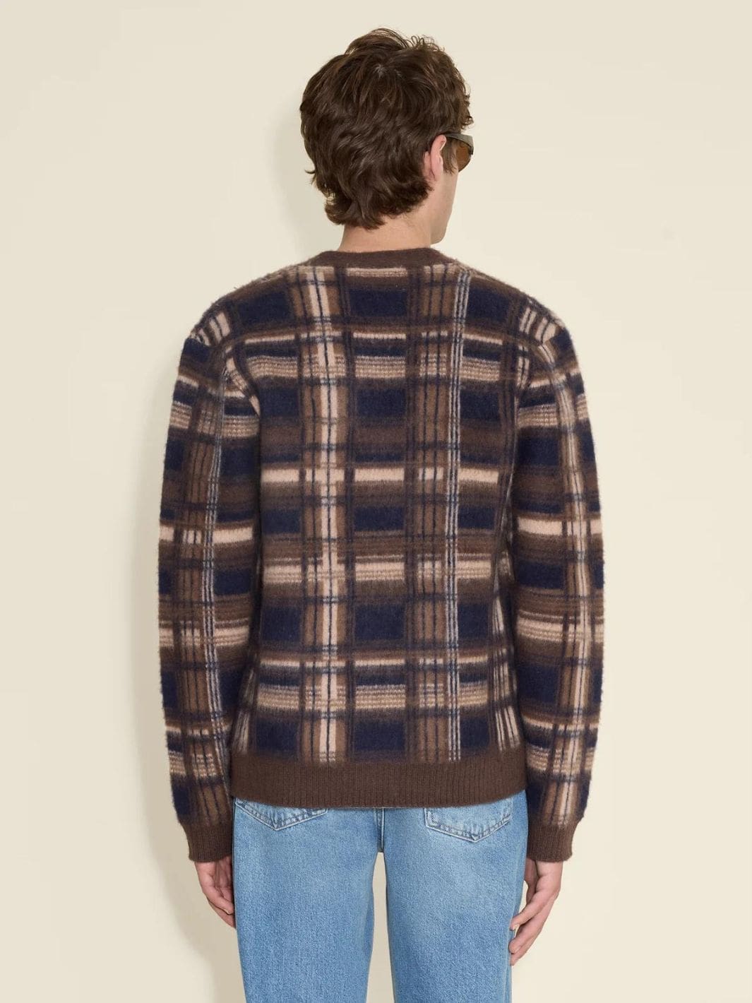 Holzweiler Jackets Cardigan | Covert Check Cardigan Brown Check