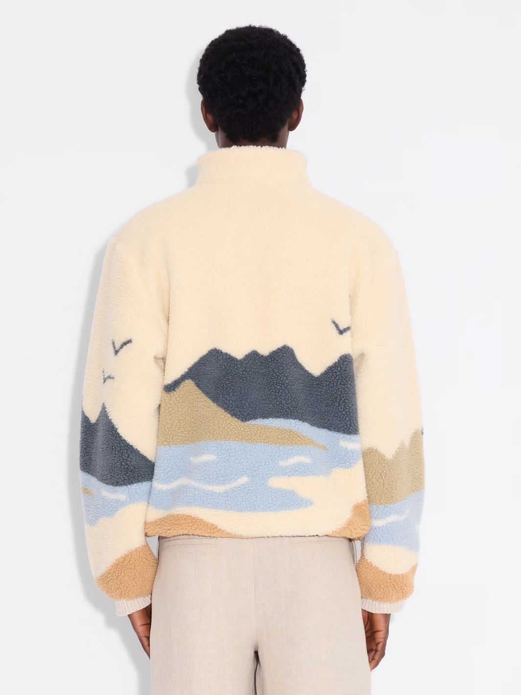 Holzweiler Jackets Fleece | Fossekall Fleece Jacket Beige Mix