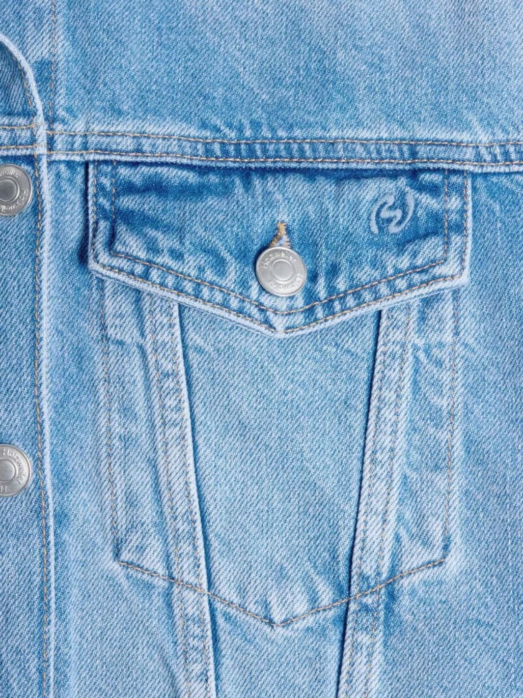 Holzweiler Jackets Jakke | Cropped Denim Jacket Blue