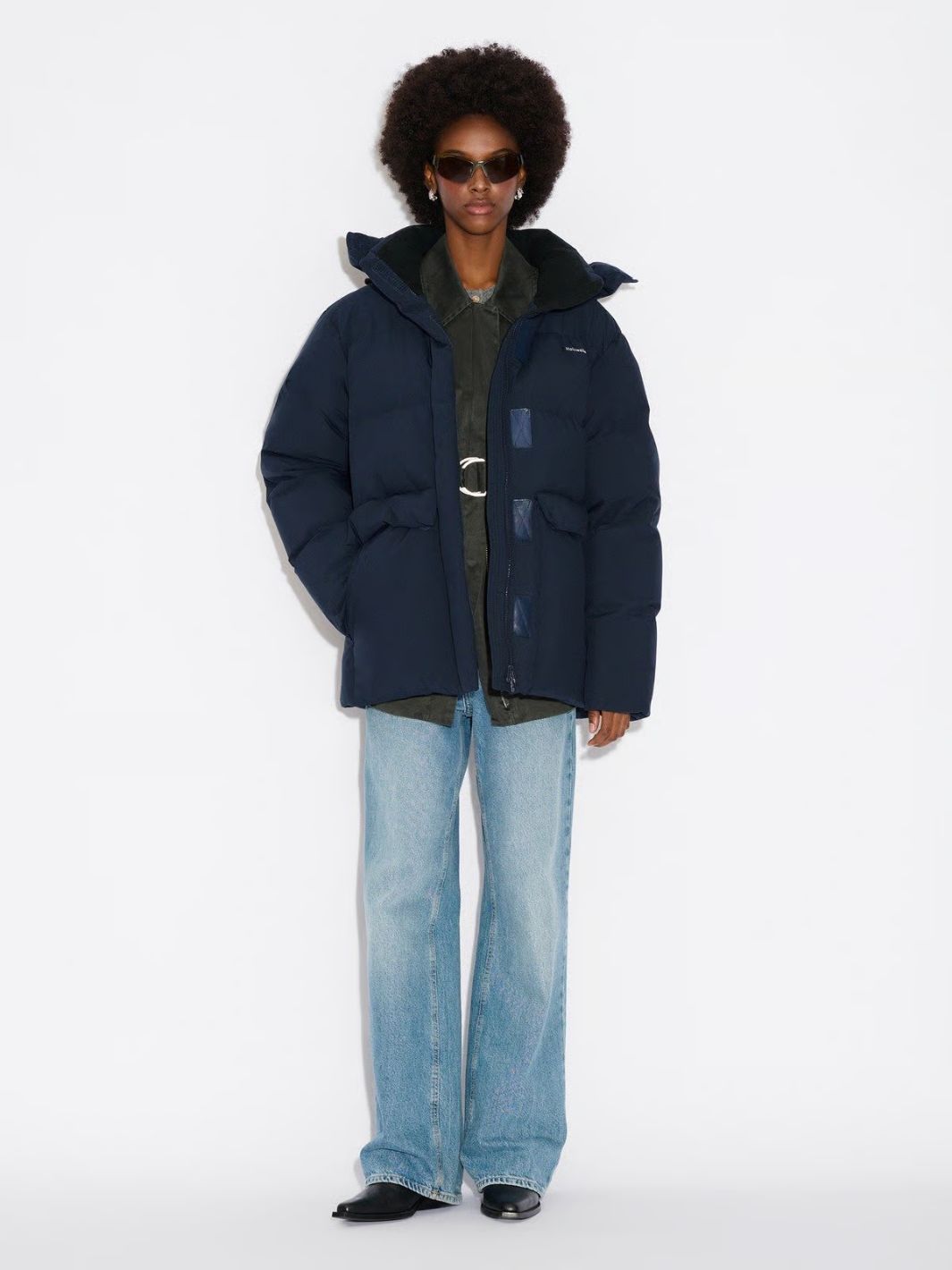 Holzweiler Outerwear Dunjakke | Besseggen Down Jacket Navy