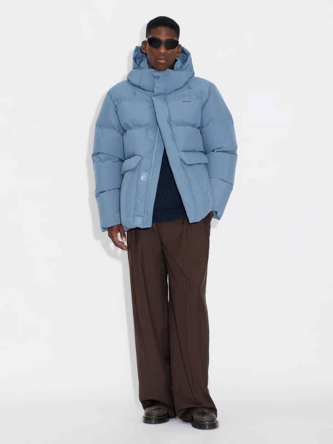 Holzweiler Outerwear Dunjakke | Dovre Down Jacket Blue Aqua