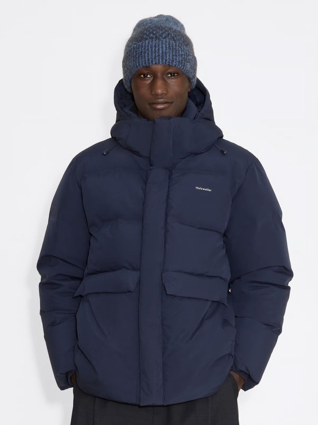 Holzweiler Outerwear Dunjakke | Dovre Down Jacket Dk. Navy