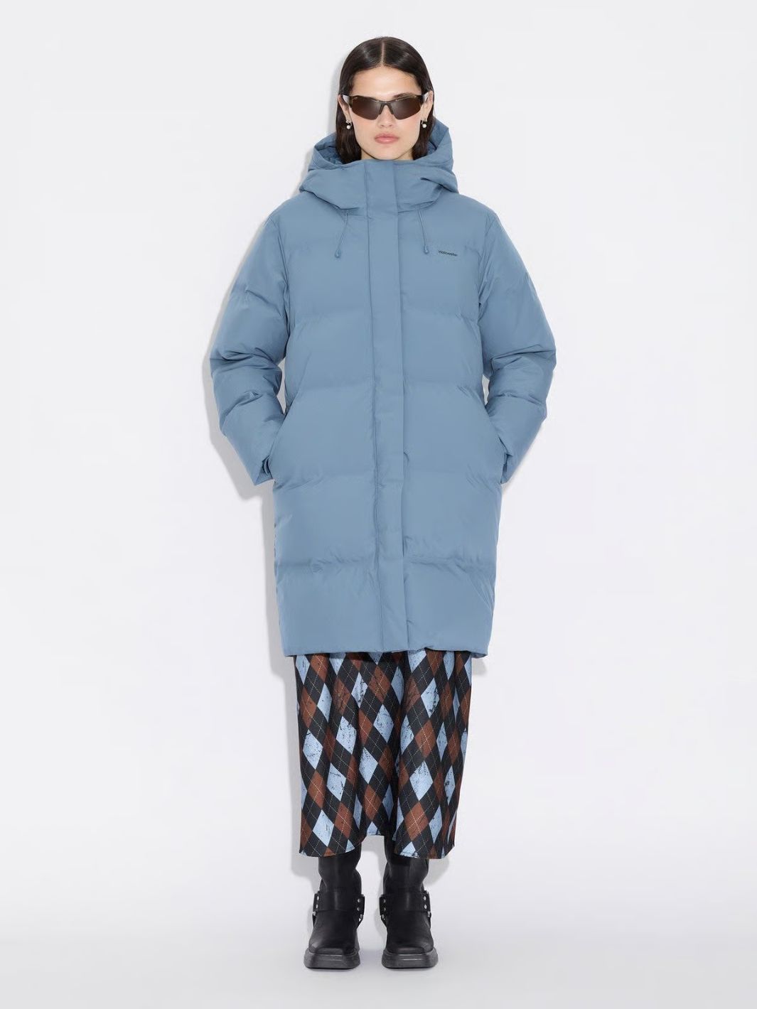 Holzweiler Outerwear Dunjakke | Loen Down Jacket Blue Aqua